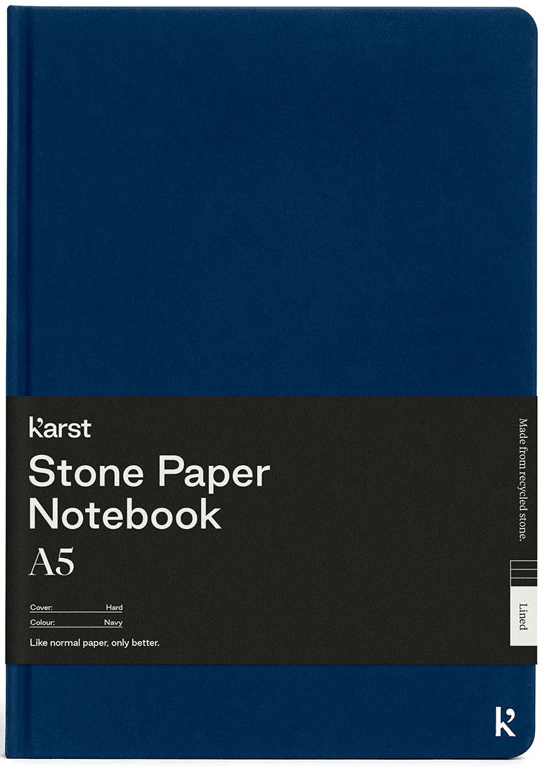 

Блокнот Karst Notebook A5 144 страницы нелинованный Темно-синий (754169026905)