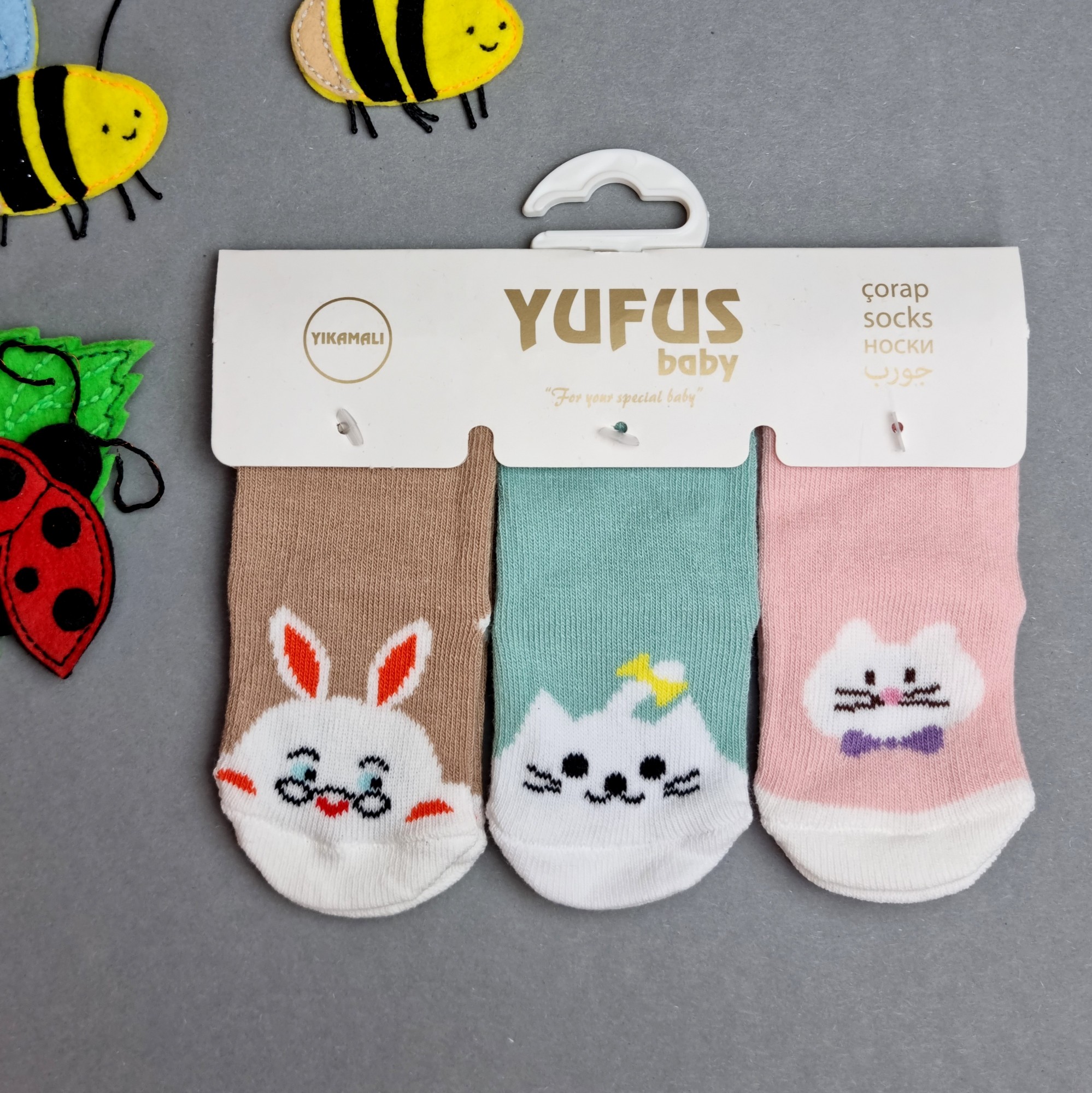 

Набор носков Yufus baby для новорожденного 0-3 мес Разноцветные 18906