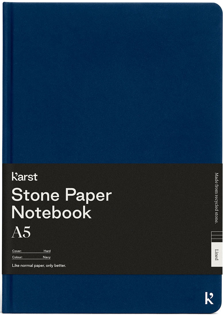 

Блокнот Karst Notebook A5 144 страницы в точку Темно-синий (754169026912)