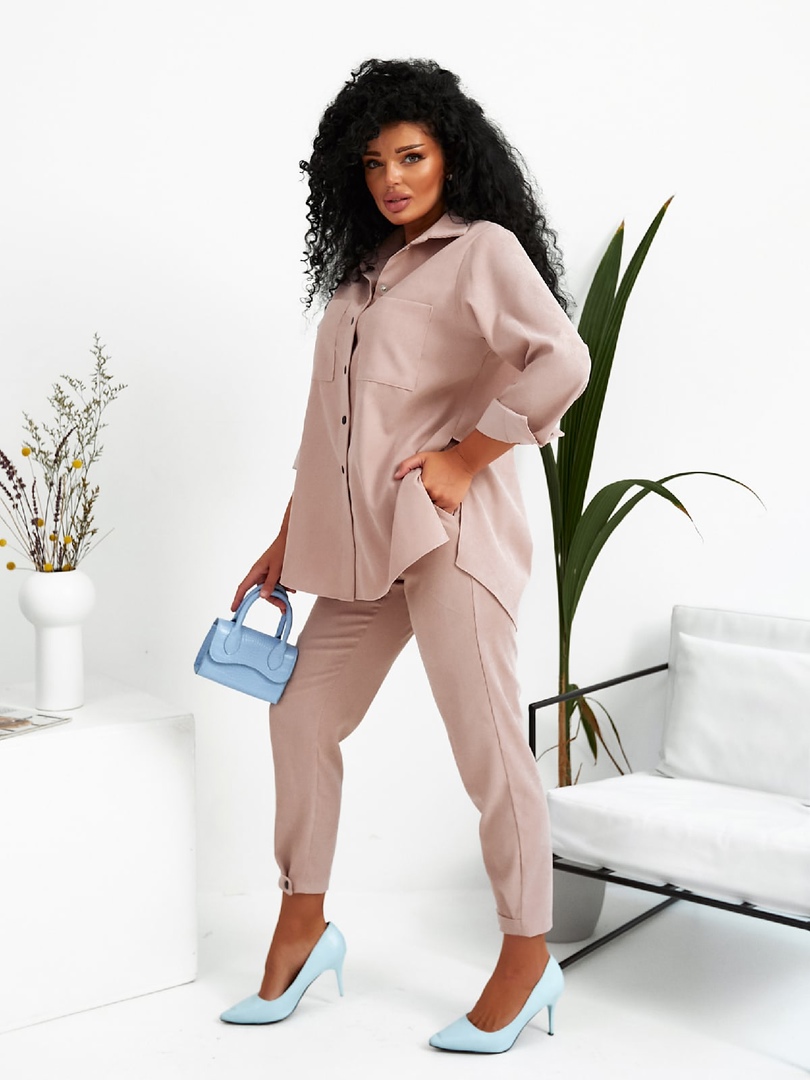 

Костюм Jaklin 8152  Пудра, Костюм Jaklin 8152 XL Пудра