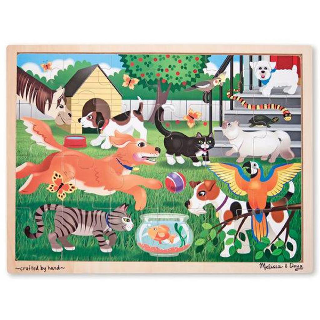 

Пазл Melissa&Doug Домашние животные, 24 элемента (MD19059)