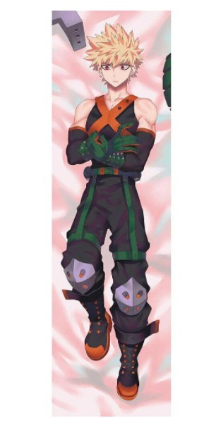 

Подушка-обнимашка Бакуго Кацуки Моя Геройская Академия Bakugou Katsuki 50х150