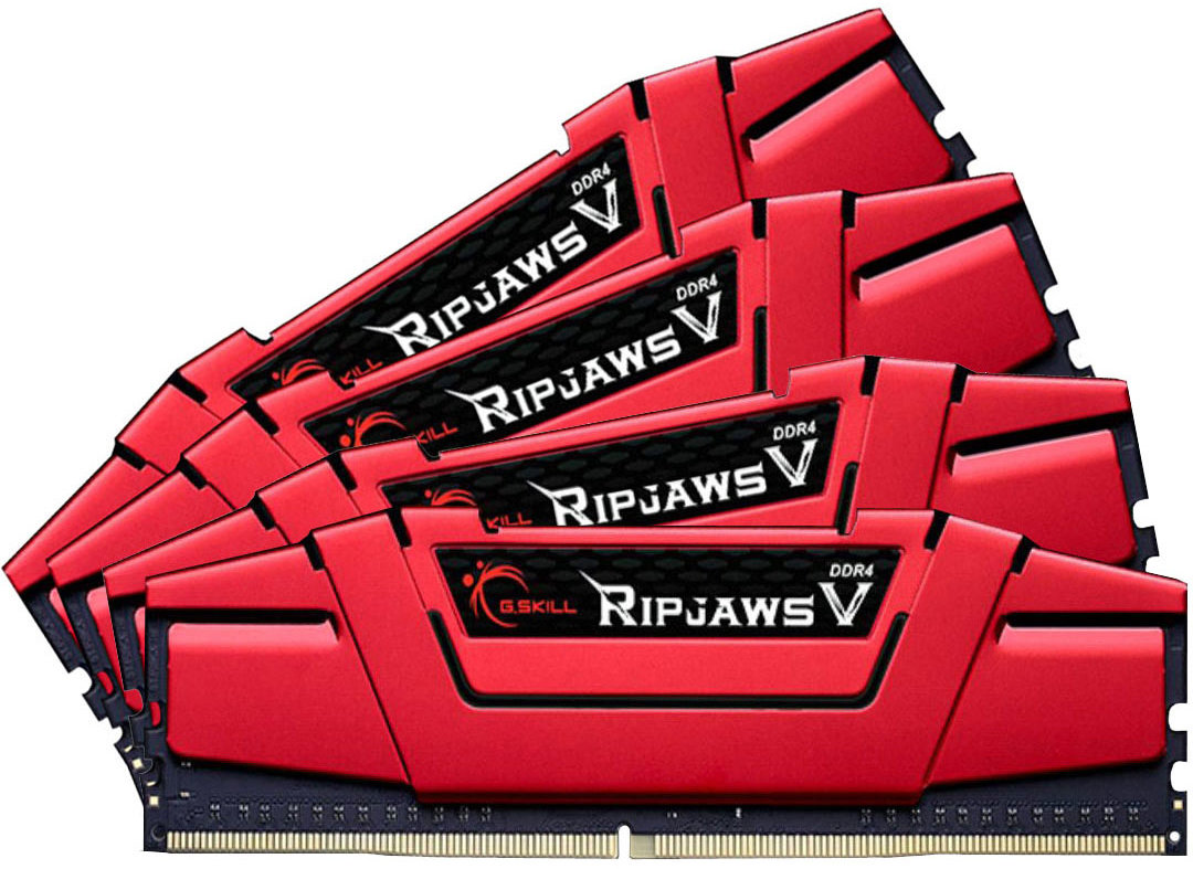 

Модуль пам'яті G.SKILL Ripjaws V Red DDR4 4x16GB (F4-3600C19Q-64GVRB)