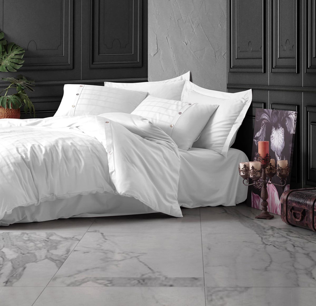 

Комплект постельного белья Arya Saheser Жаккард 200 x 220 Perla