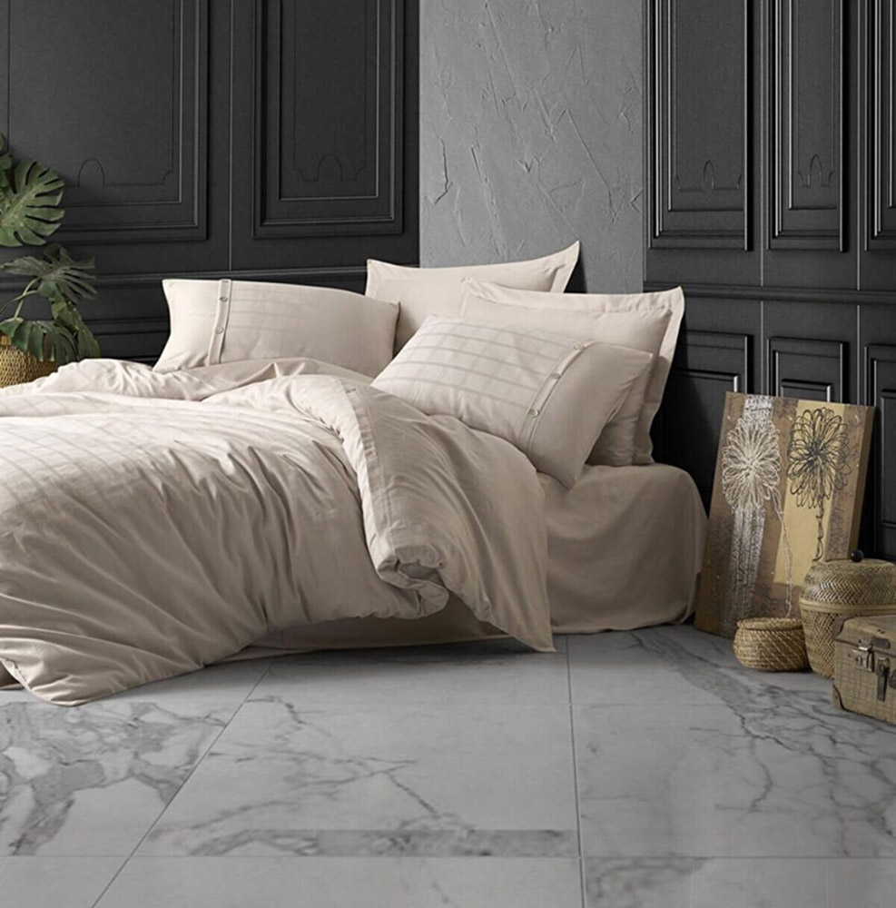 

Комплект постельного белья Arya Saheser Жаккард 200 x 220 Perla