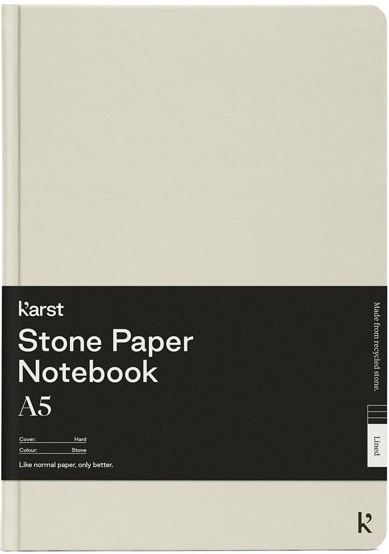 

Блокнот Karst Notebook A5 144 страницы в точку Серый камень (754169026998)