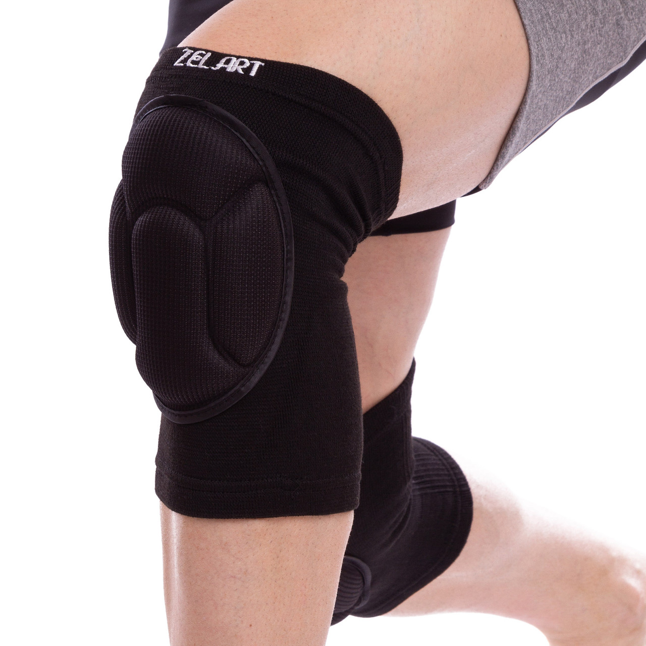

Наколенник спортивный для волейбола Zelart My Fit 1674 (2шт) S Черный