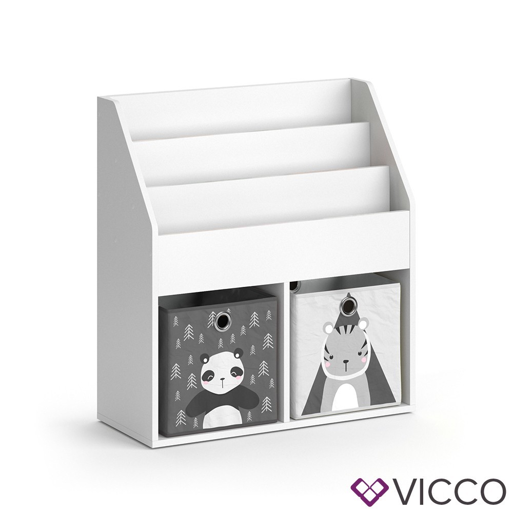

Комод Vicco Luigi + органайзеры 2 шт. (панда, тигр)