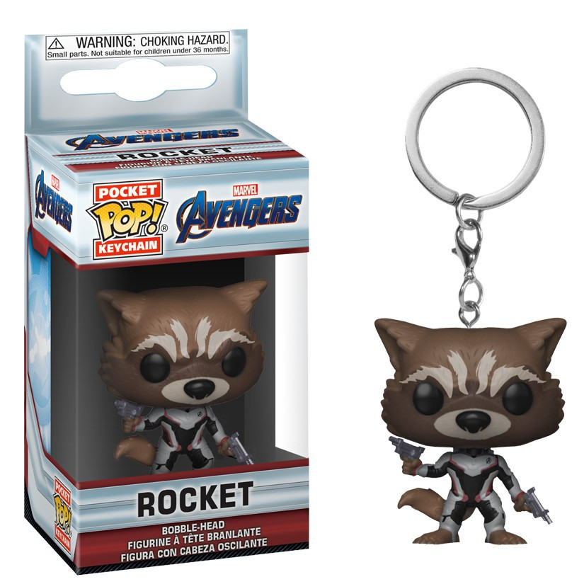 

Фигурка брелок Funko Pop Guardians of the Galaxy Rocket Стражи Галактики Реактивный Енот 4 см Trinket GG R