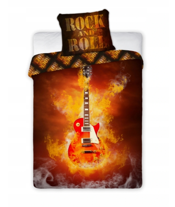 

Молодежное постельное белье Rock and Roll гитара, комплект (наволочка+пододеяльник), хлопок 160 х 200 см