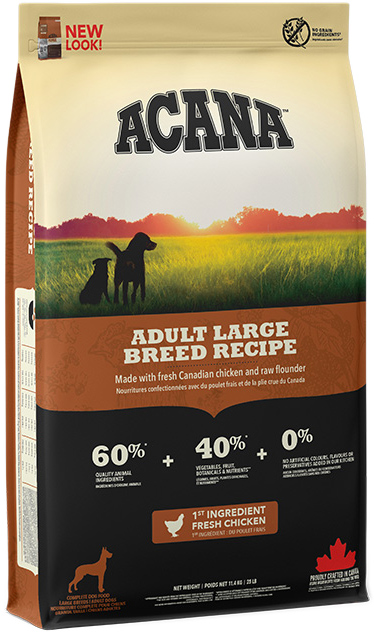 

Сухой корм для собак ACANA Adult Large Breed Recipe для взрослых собак крупных пород 11.4 кг