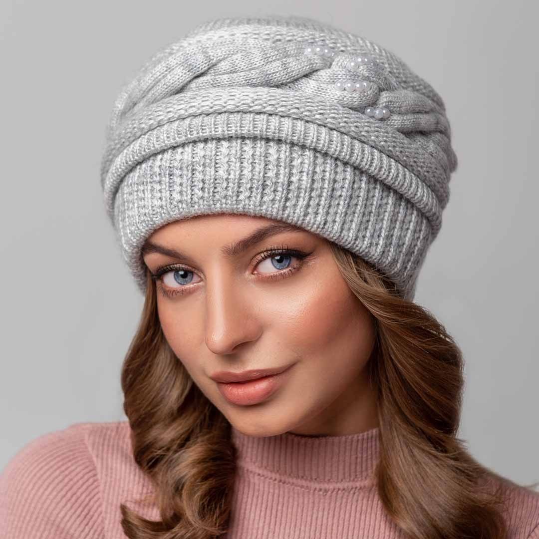 

Женская шапка CR-FIONA-GRY серая