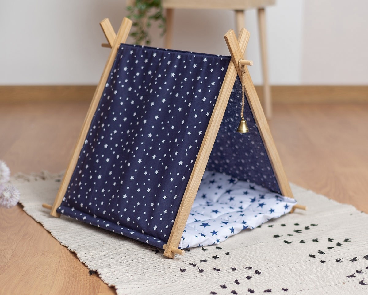 

Палатка для кота MYRR Stellar 40х43x38 см Синий