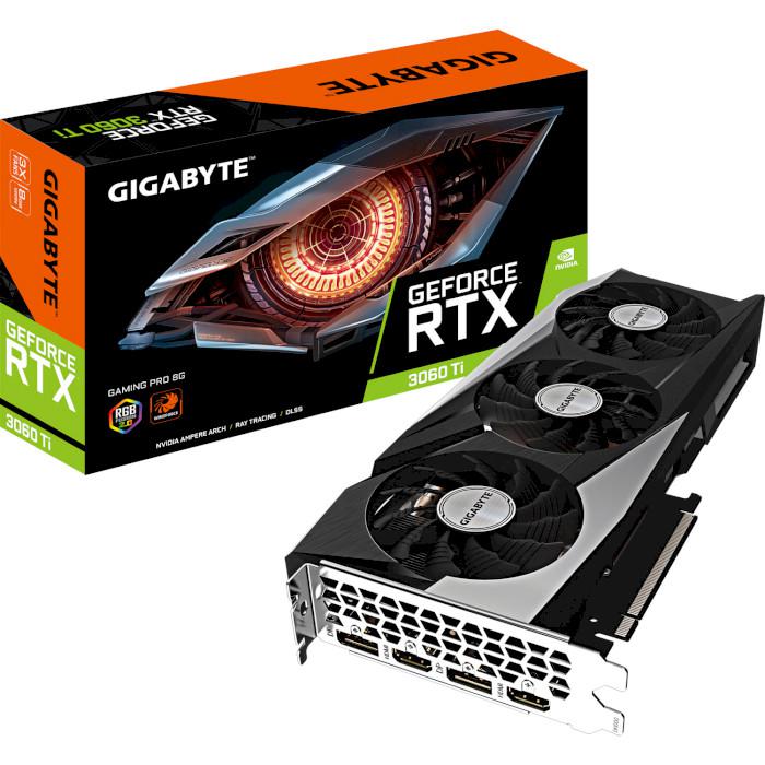 

Видеокарта Gigabyte GeForce RTX3060Ti 8Gb GAMING PRO 2.0 LHR (GV-N306TGAMING PRO-8GD 2.0)