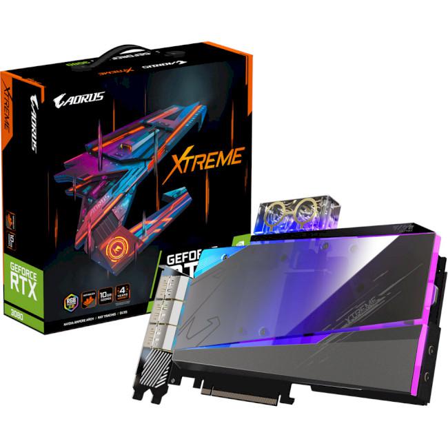

Видеокарта AORUS GeForce RTX 3080 Xtreme WaterForce WB 10G Rev2.0 L (GV-N3080AORUSX WB-10GD rev.2.0) Gigabyte