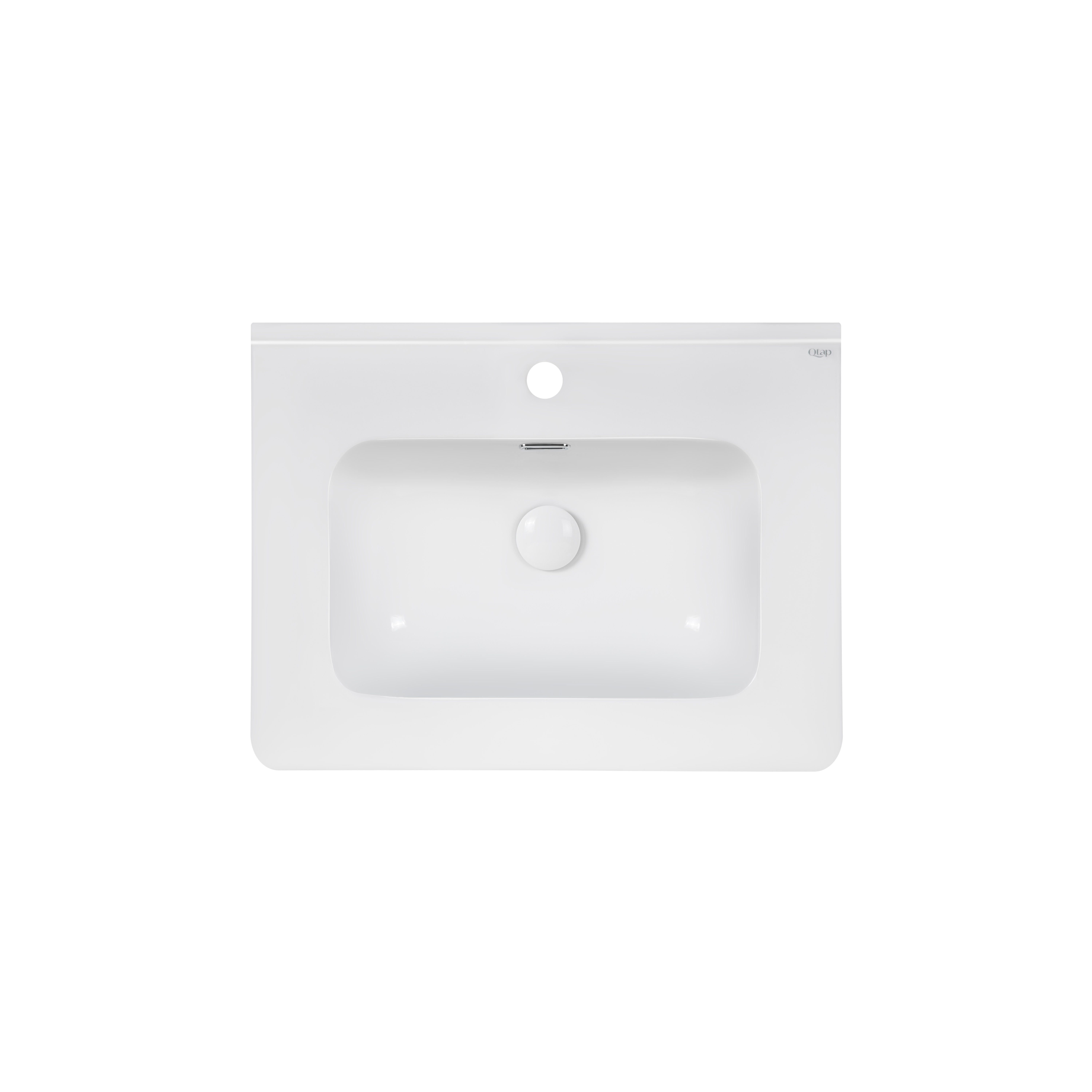 

Раковина Qtap Albatross 9H 600х460х180 White с донным клапаном QT01119060HW