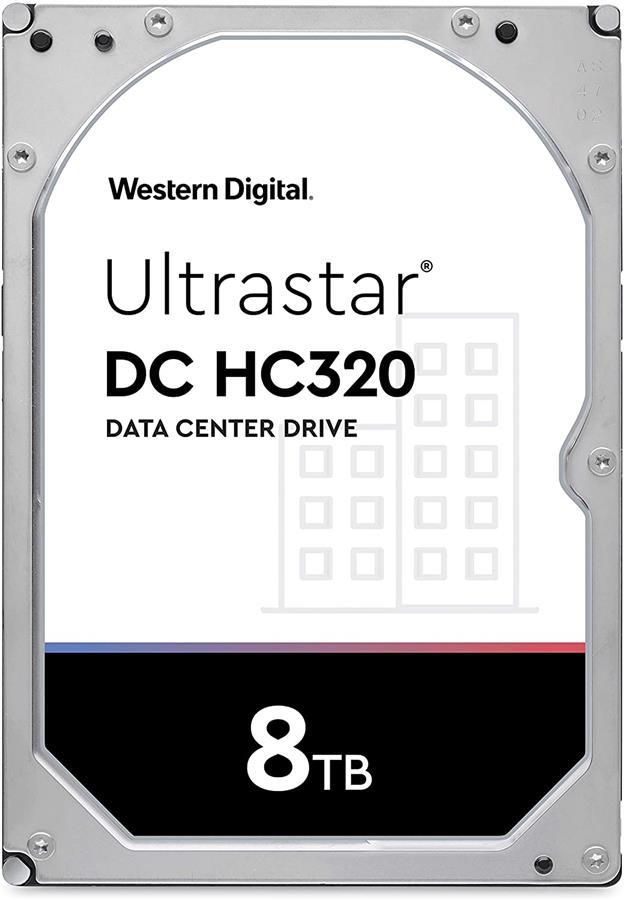 

Жёсткий диск 3.5" WD Ultrastar DC HC320 8TB SATA/256MB (HUS728T8TALE6L1/0B36410)