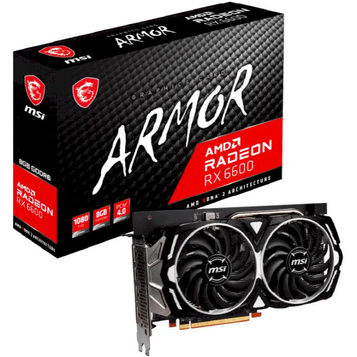 

Видеокарта MSI Radeon RX 6600 Armor 8G