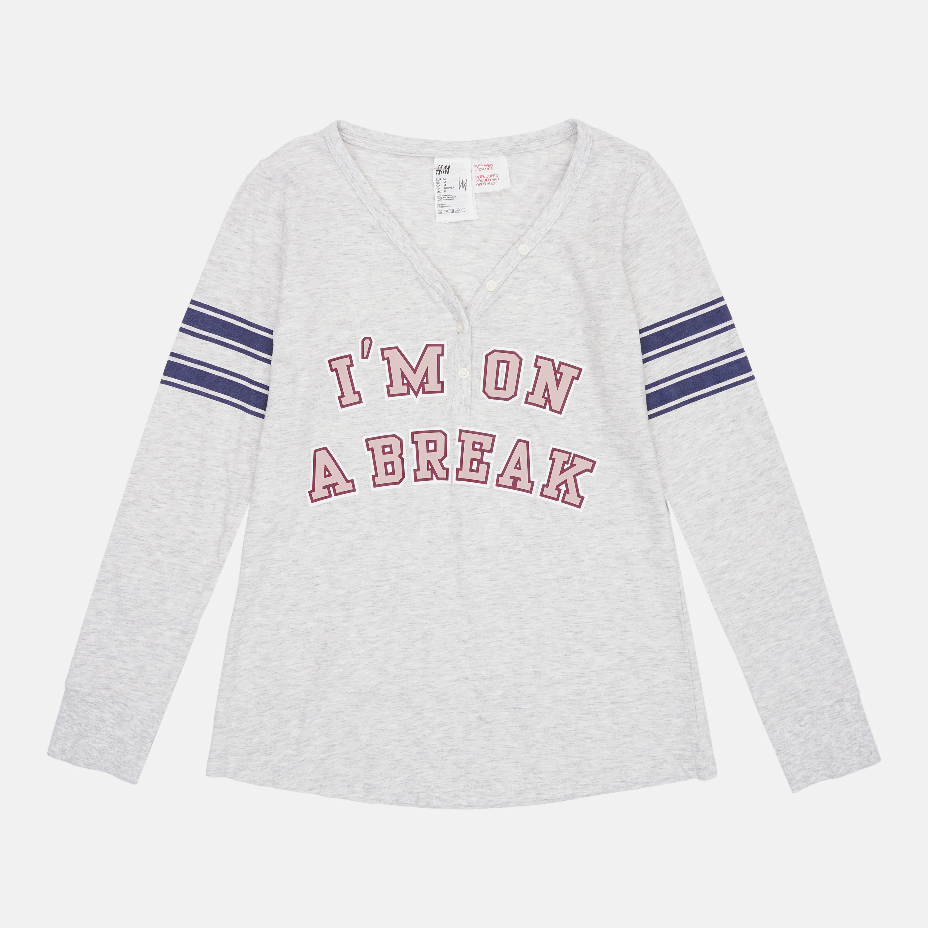 

Лонгслив H& XAZ173133UVVO  Серый/Синий с принтом, Лонгслив H&M XAZ173133UVVO M Серый/Синий с принтом