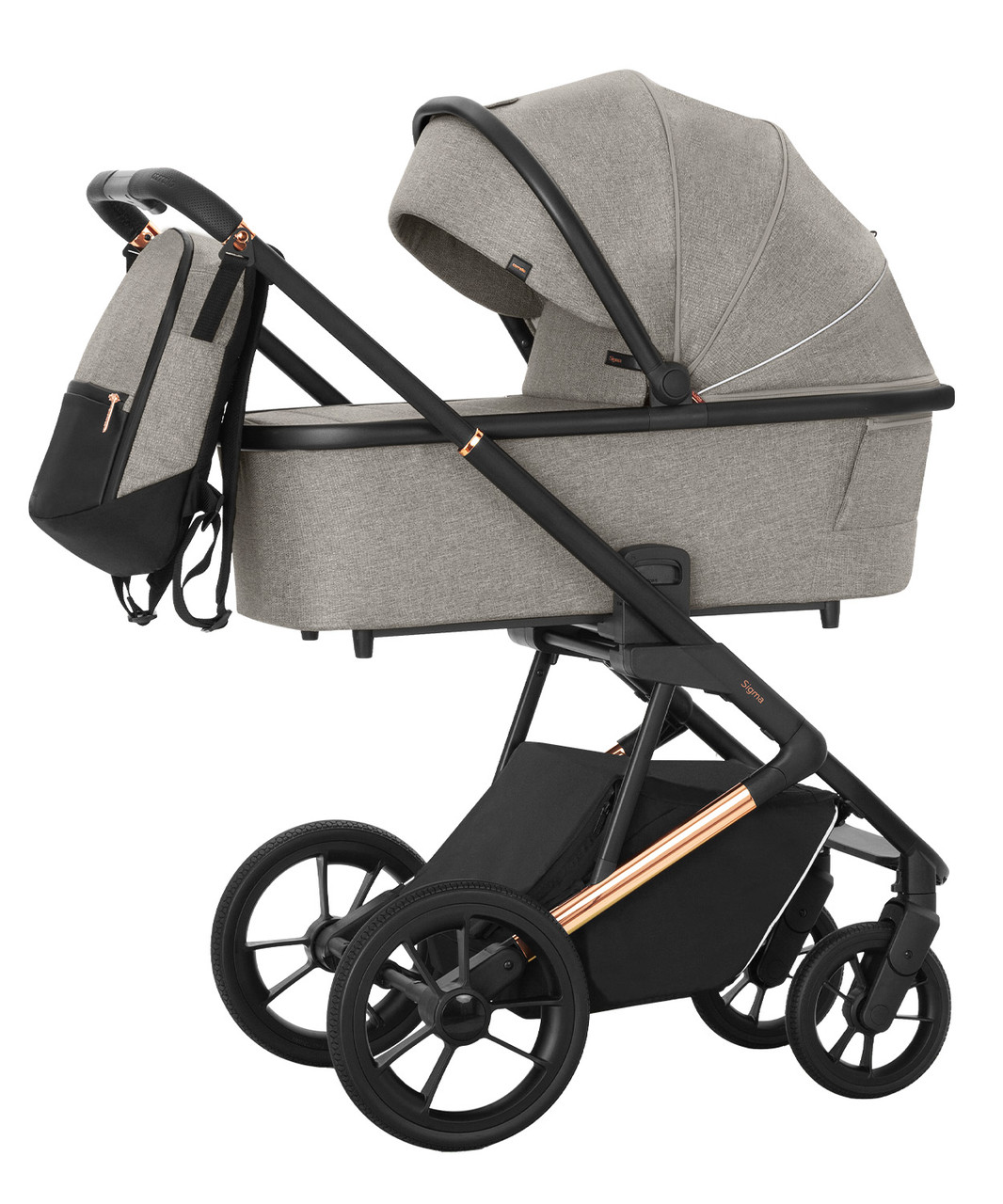 

Универсальная коляска 3 в 1 CARRELLO Sigma CRL-6510 Sable Grey