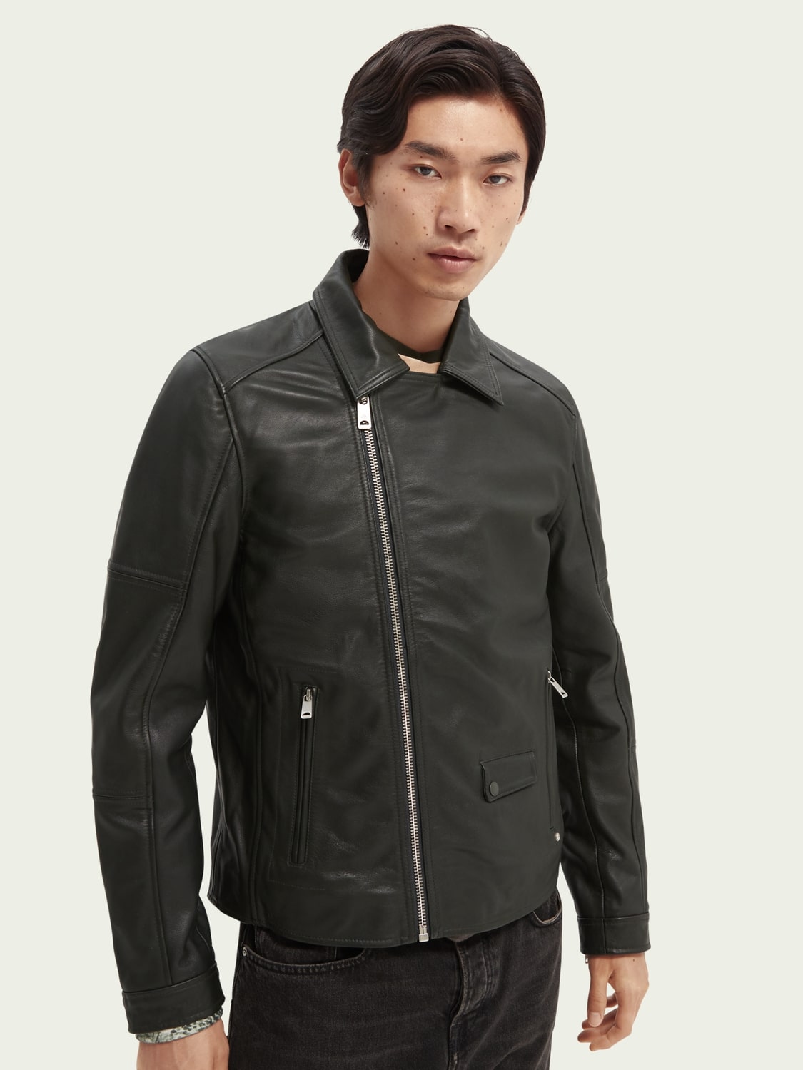 

Куртка кожаная Scotch&Soda 164565-3494 XXL