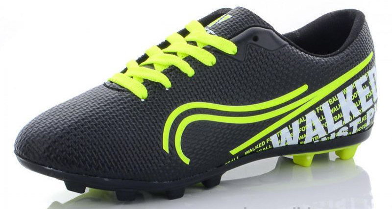 

Детские футбольные бутсы 38 черные Walked Sport M1-03