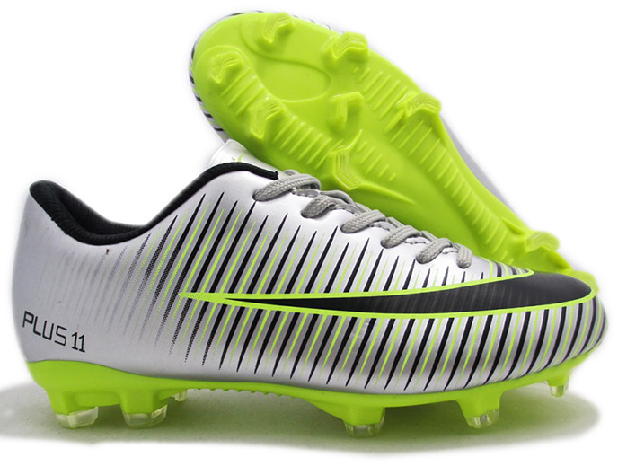 

Детские футбольные бутсы 34 серо-зеленые Sport 11 Pluss 512-03