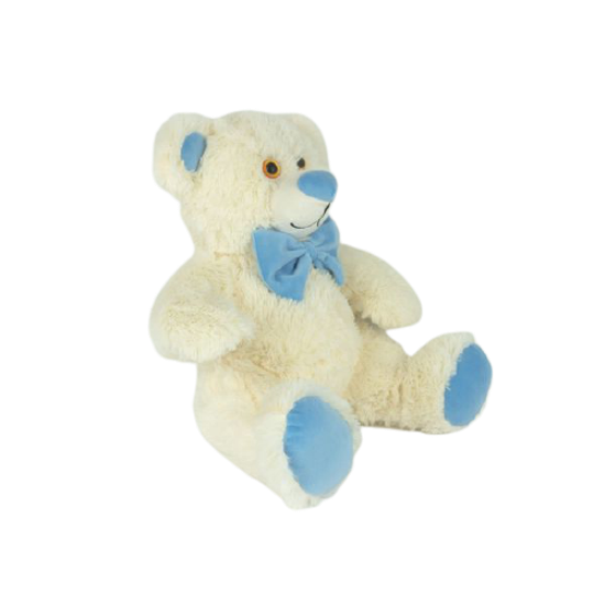 

Мягкая игрушка Мишка Weber Toys Боня плюшевый 29 см Белый с голубым (123668)