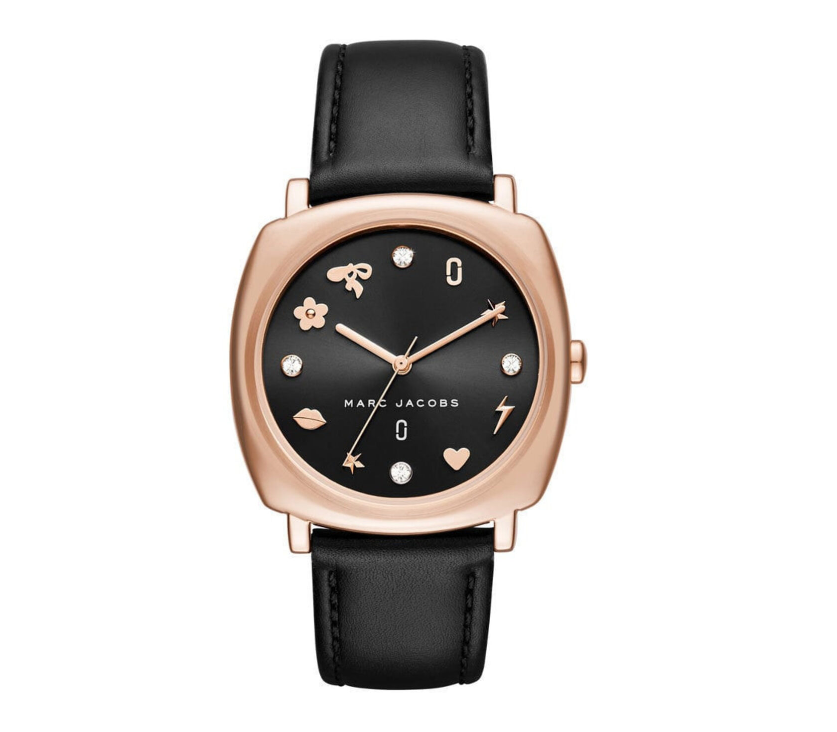 

Marc Jacobs Quartz Black Dial Stainless Steel Ladies Watch MJ1565