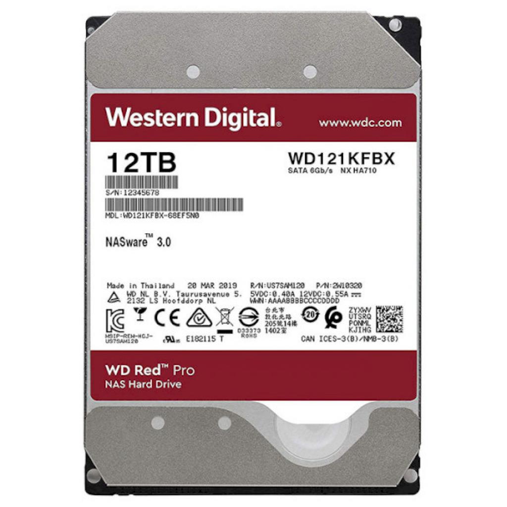 

Жесткий диск WD Red Pro 12 TB (WD121KFBX)