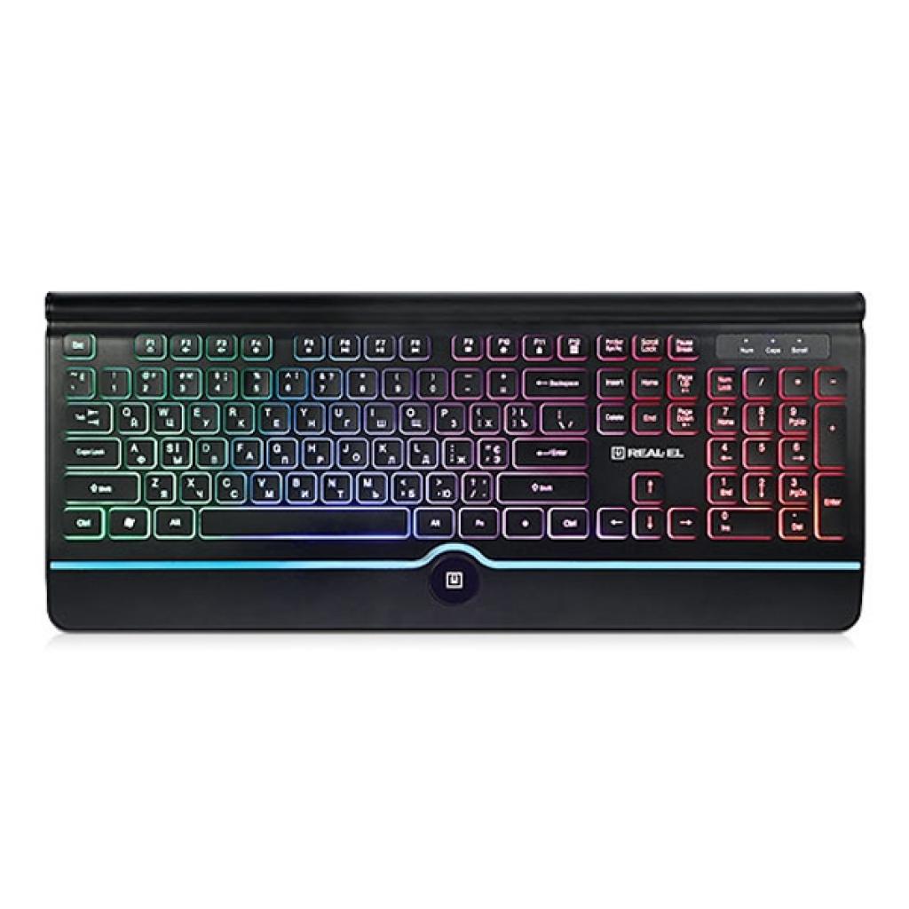 

Клавиатура REAL-EL 8000 Comfort Backlit Black