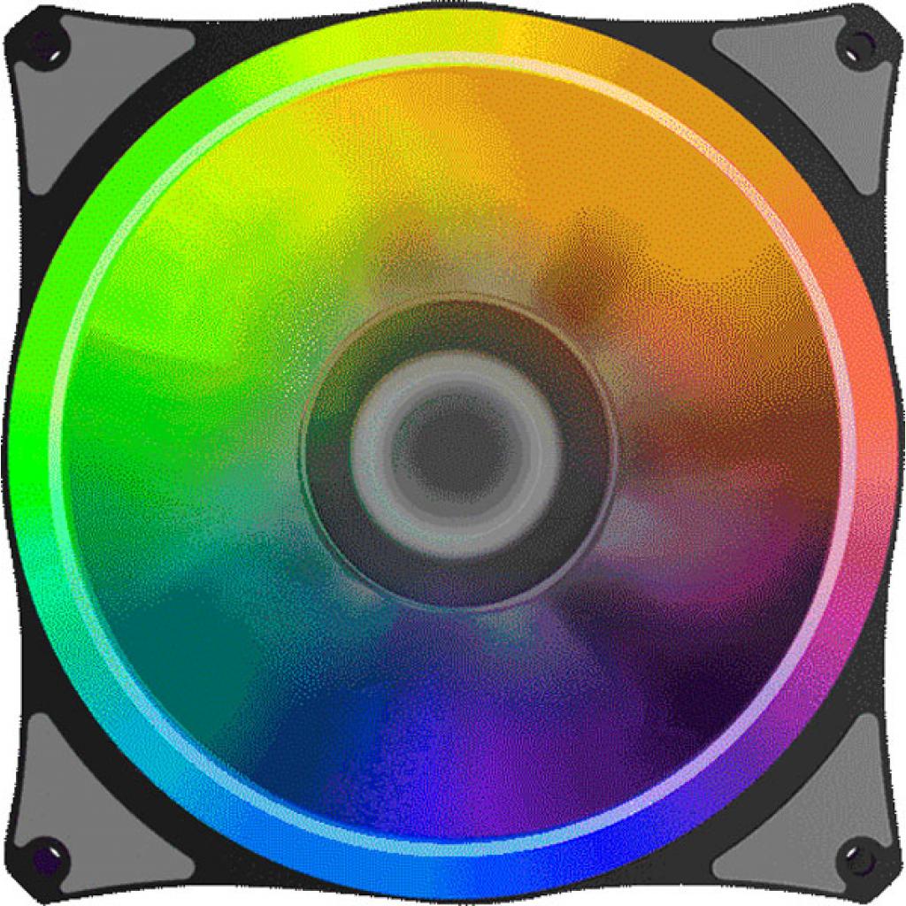 

Кулер для корпуса GAMEMAX GMX-RF12-X RGB підсвічування
