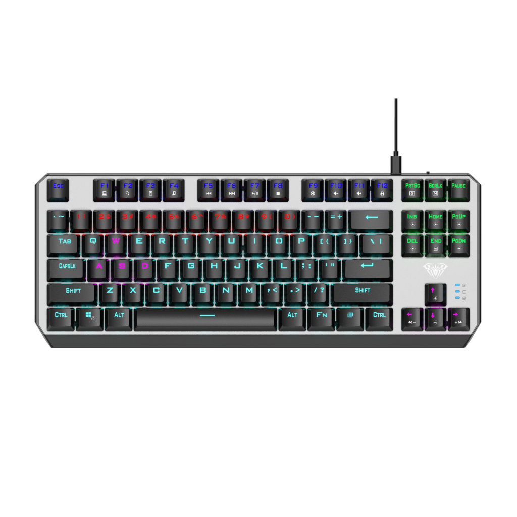 

Клавиатура Aula Aegis Mechanical Keyboard EN/RU Blue switch (6948391240282)