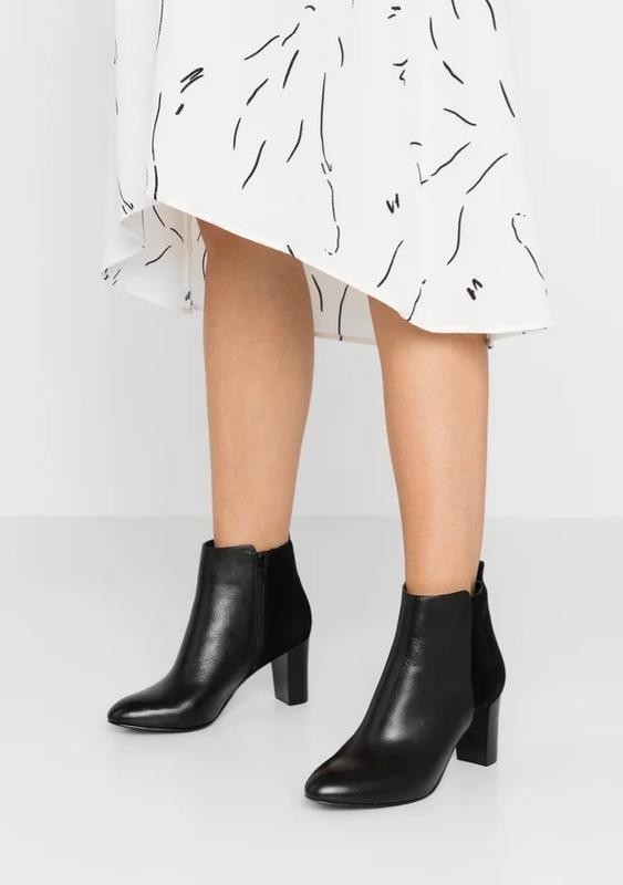 

Женские комбинированные ботильоны Kiomi 38 чёрный