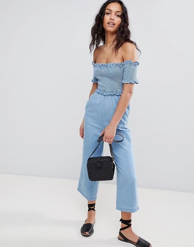 

Женский комбинезон Asos  голубой, Женский комбинезон Asos XL голубой