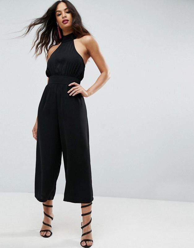 

Женский комбинезон с чокером Asos XXL чёрный
