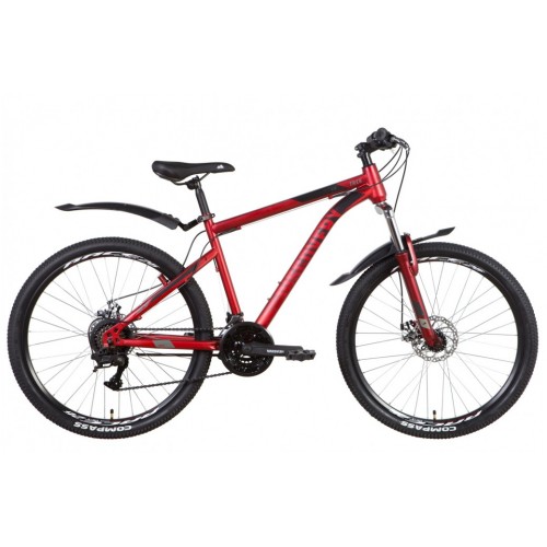 

Велосипед ST DISCOVERY TREK AM DD С КРЫЛОМ PL 26" 15" 2022 Красный (м)