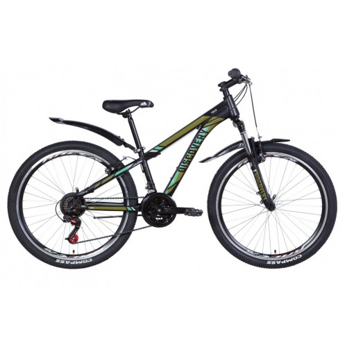 

Велосипед DISCOVERY TREK 26" 15" 2021 Черно-бирюзовый (м)