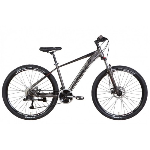 

Велосипед AL FORMULA ZEPHYR 3.0 AM DD 27.5" 17" 2022 Темно-серебристый с черным (м)