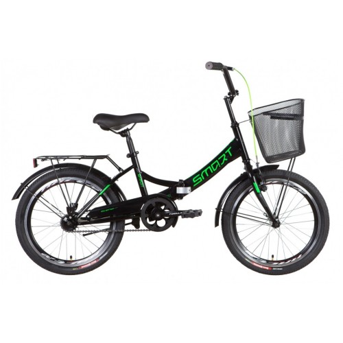 

Велосипед FORMULA SMART 20" 13" 2022 Черно-зеленый