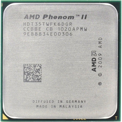 

Процессор AMD Phenom II X6 1035T 2.60GHz/6MB/2000MHz (HDT35TWFK6DGR) sAM3, tray