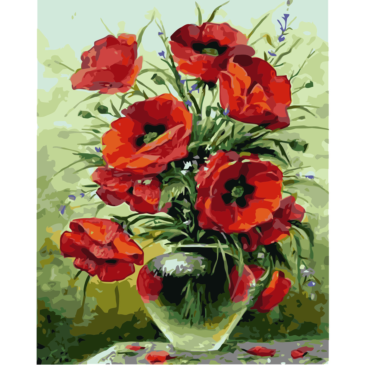 

Картина по номерам Маковый букет, 40*50 см, ST