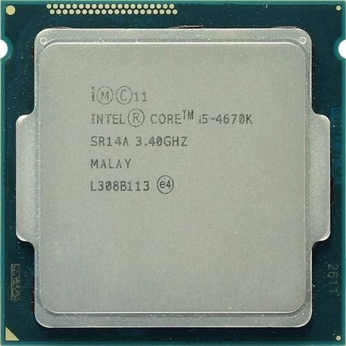 

Процессор Intel Core i5-4670K 3.40GHz/6M/5GT/s (SR14A) s1150, tray