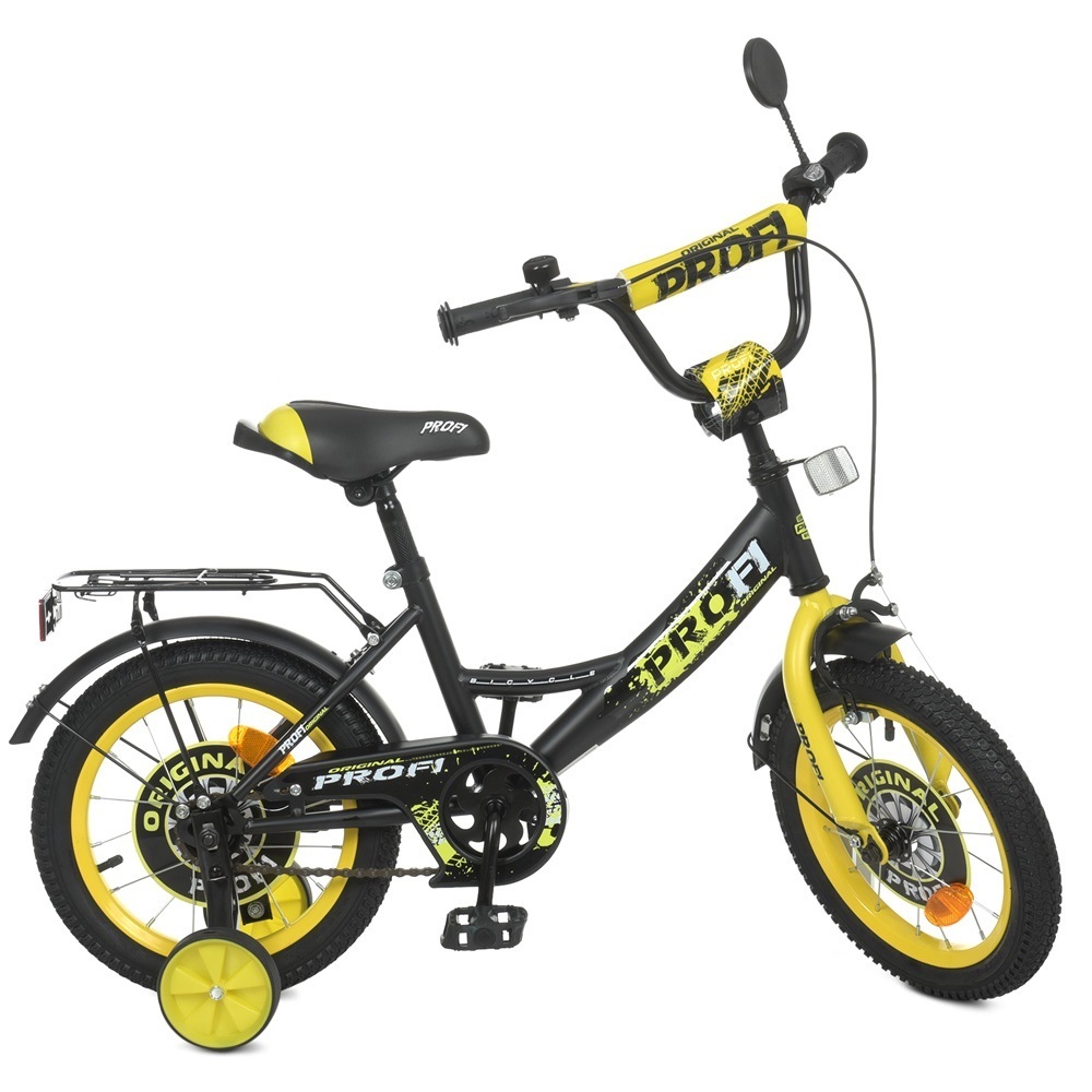 

Велосипед PROFI Boy SKD45 12" Black-Yellow (Y1243)
