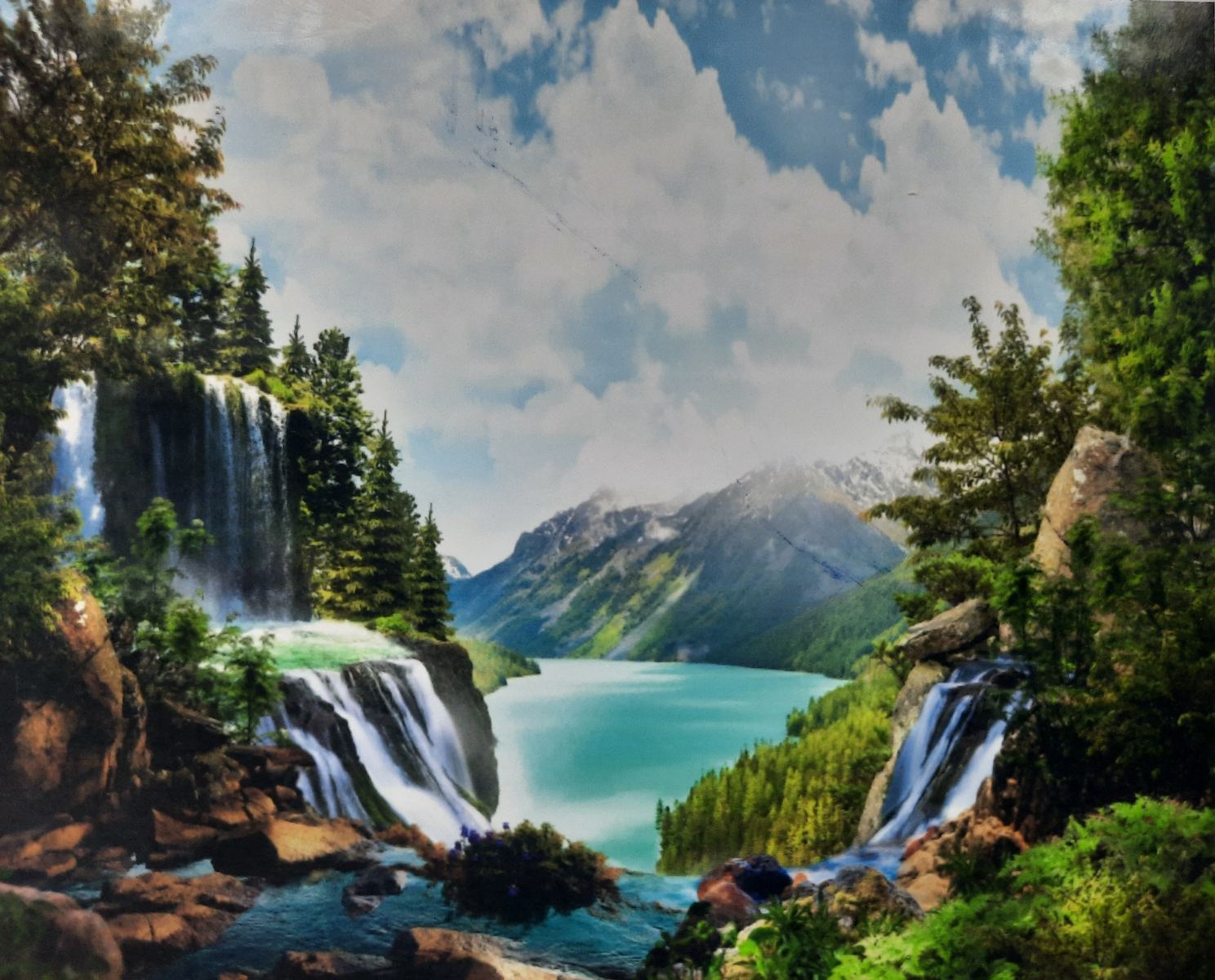 

Картина по номерам Josef Otten Природа 40*50 см на деревянной основе (8164RSBD)
