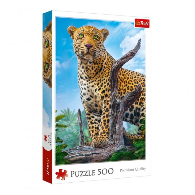 

Пазлы Trefl Дикий леопард 500 шт.