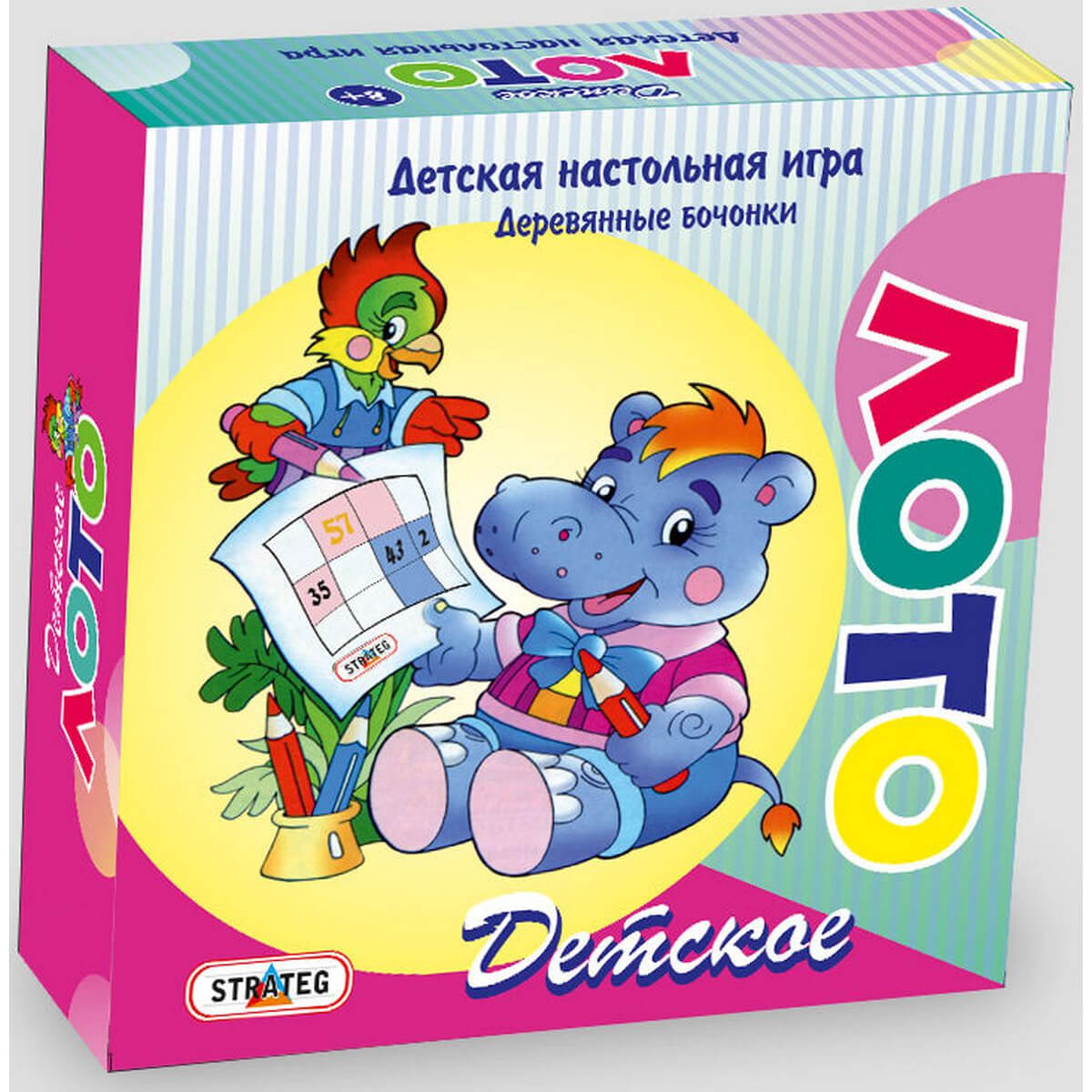 

Лото деревянное «Детское» Strateg (1003S)