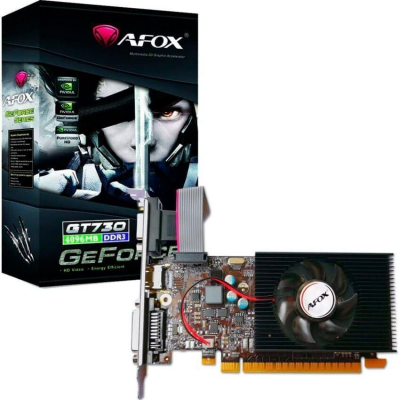 

Відеокарта GeForce GT730 4Gb Afox (AF730-4096D3L6)