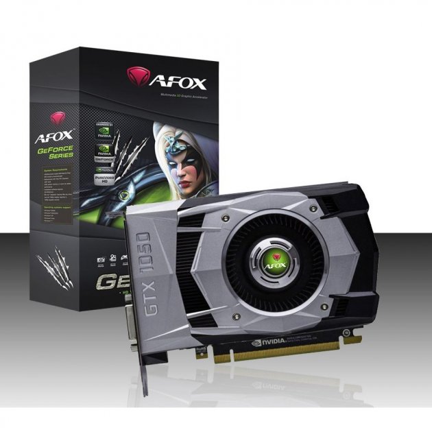 

Відеокарта AFOX GX1050Ti 4Gb DDR5 128bit (AF1050TI-4096D5H2)