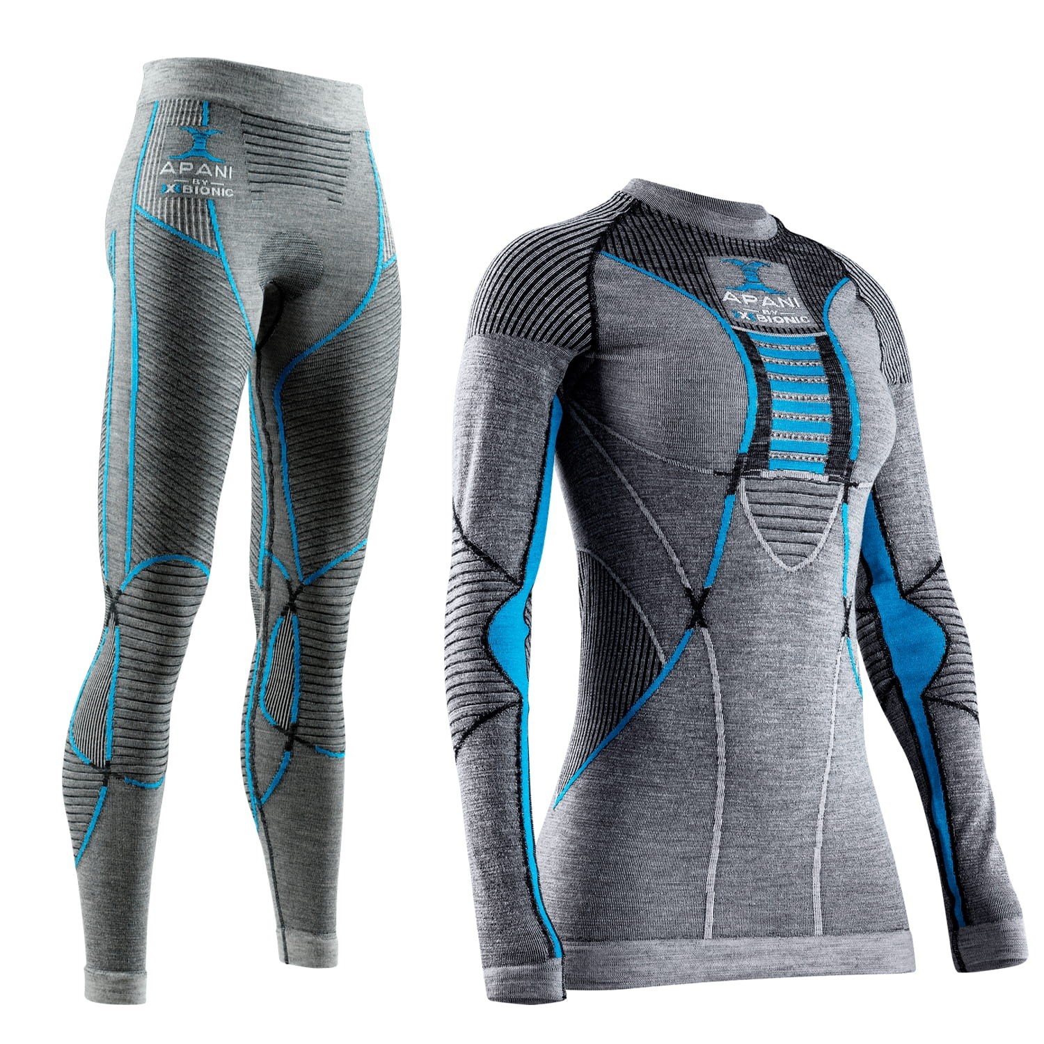 

Женский комплект термобелья X-BIONIC Apani Merino 4.0 AP-WT06(WP05)W19W  Black/Grey/Turquoise, Женский комплект термобелья X-BIONIC Apani Merino 4.0 AP-WT06(WP05)W19W L Black/Grey/Turquoise